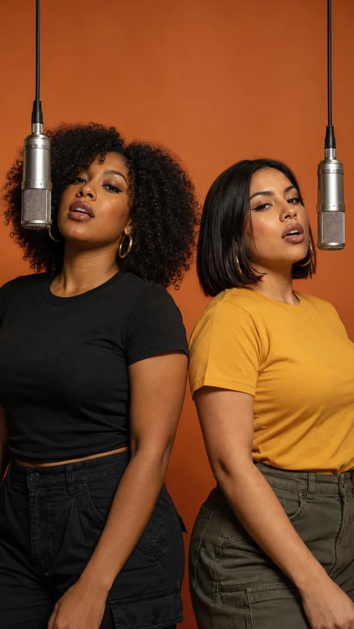 Orange Mic Booth · Best friends