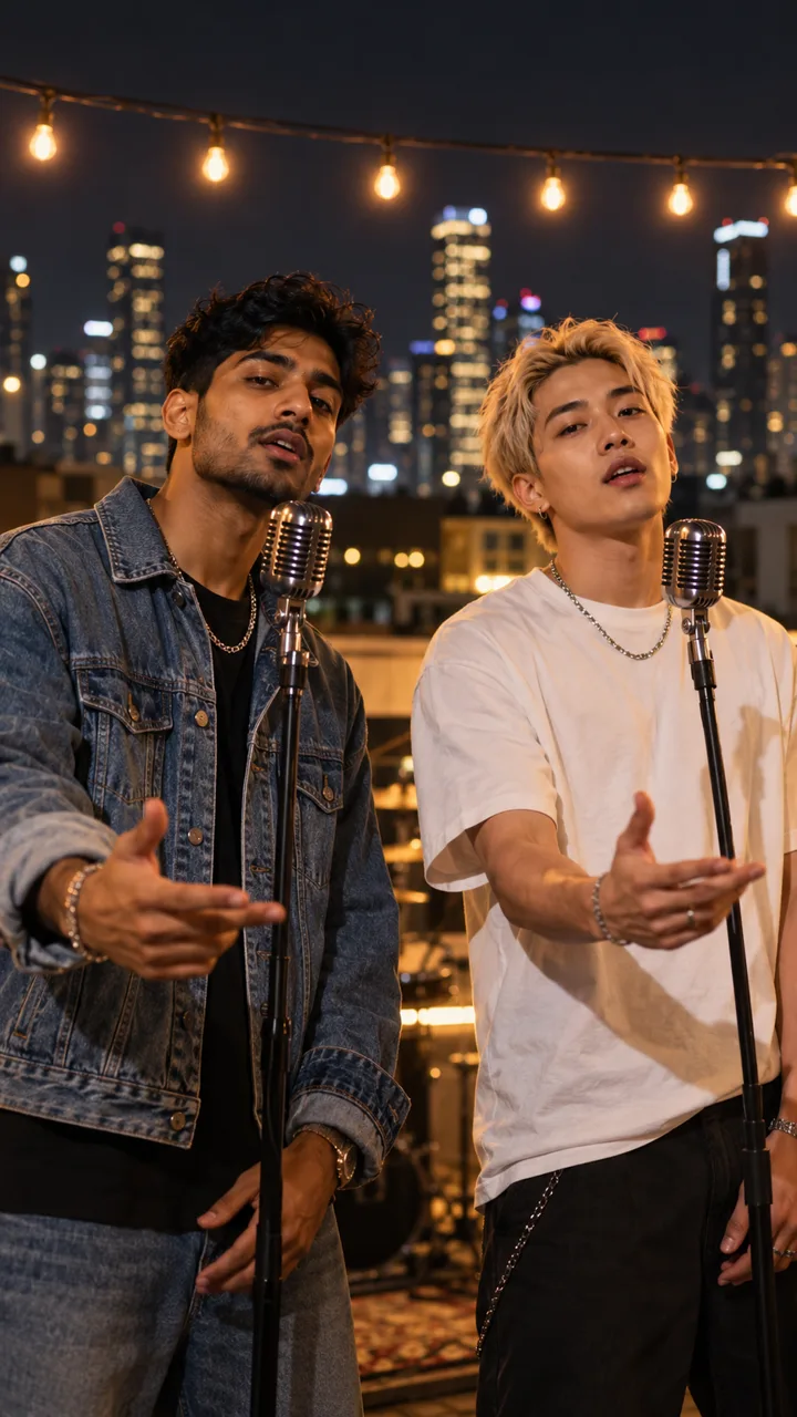 Rooftop Night · Best friends